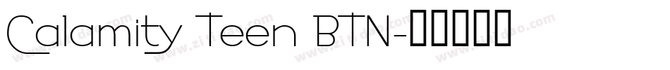 Calamity Teen BTN字体转换